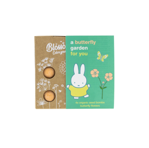 Blomsterfrø, Mini gaveboks, Miffy a Butterfly garden for you, Blossombs
