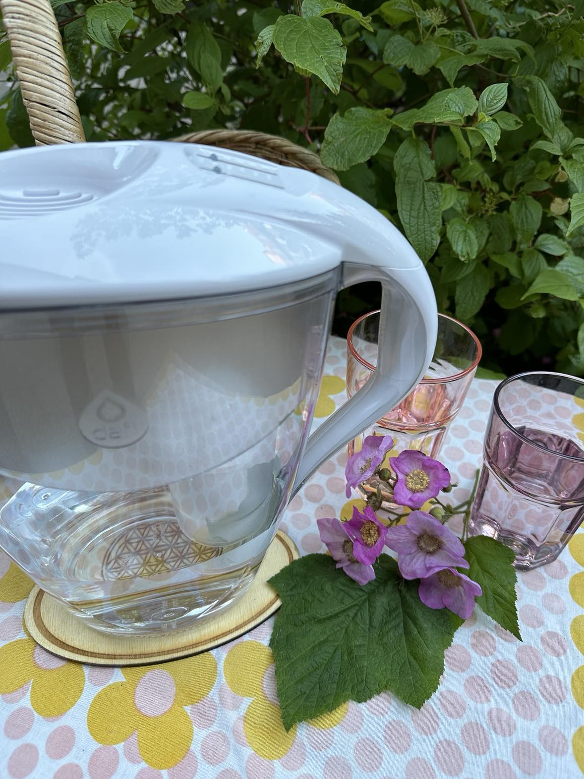 Waterblesser, Flower of Life, Træbrik til Dafikande