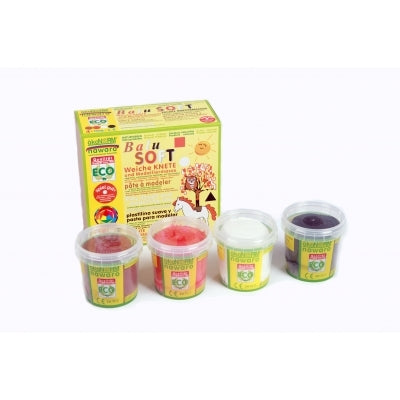 Blød Modellervoks, Brun-Orange-Hvid-Sort. ÖkoNorm