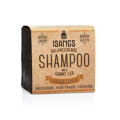 Shampoo (blok) m/grønt ler & cedertræ, ISANGS
