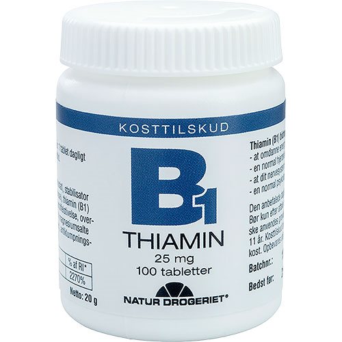 B1 vitamin 25 mg, Naturdrogeriet