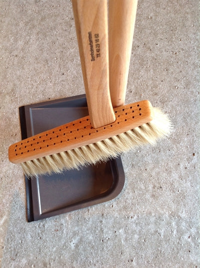 Fejesæt (Dovenkonesæt) /HVIDE hestehalehår, Bornholmerbørsten