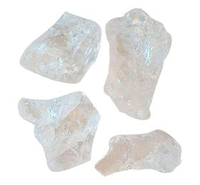 Bjergkrystaller, rå, ca. 600g