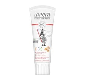 Børnetandpasta Basis Sensitiv jordbær/hindbær og morgenfrue, Lavera