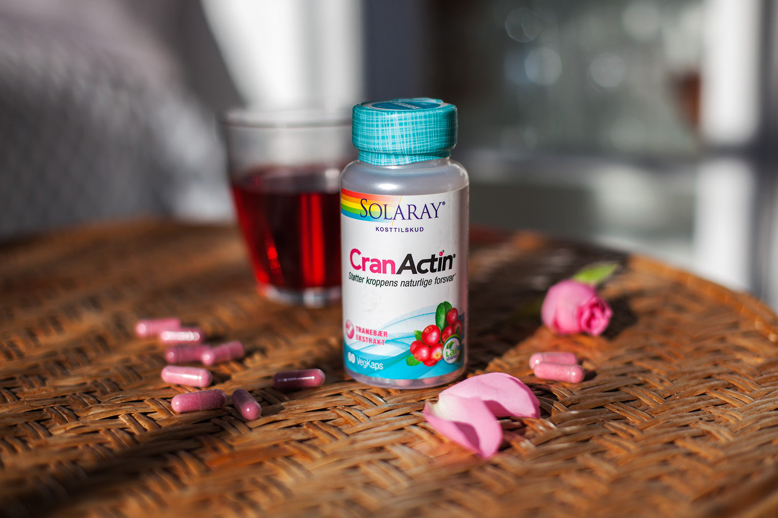 CranActin, Tranebærekstrakt, 60 kap., Solaray