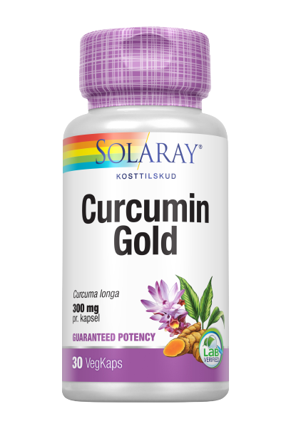 Curcumin Gold, 30 kap., Solaray