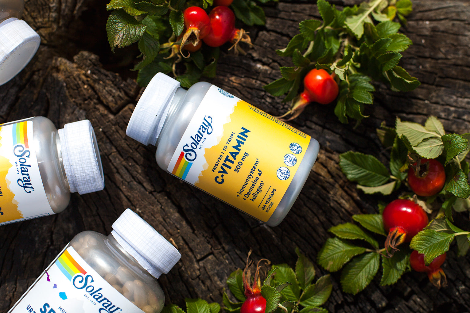 C-vitamin 500 mg, 180 kap., Solaray