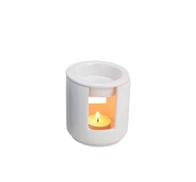 Duftlampe, rund, hvid, Fischer Pure Nature