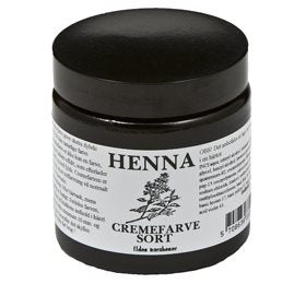 Henna cremefarve sort
