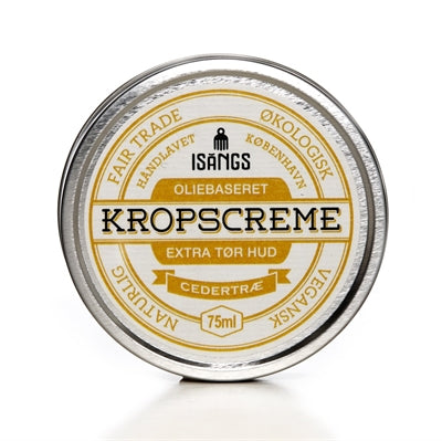 Kropscreme M/cedertræ, extra tør hud, ISANGS