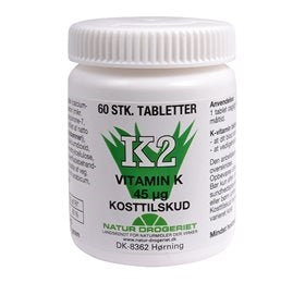 K2-vitamin 45 ug, 60 tab., Natur Drogeriet