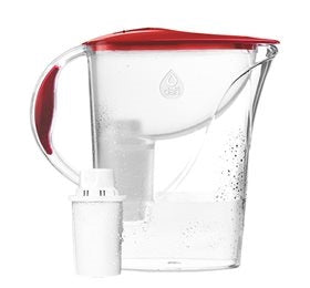 Dafi kande 2,4 l . - Rød, inkl. 1 filter