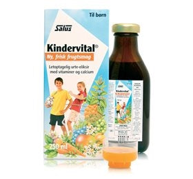 KinderVital Salus, urte-eliksir m/calcium & vitaminer