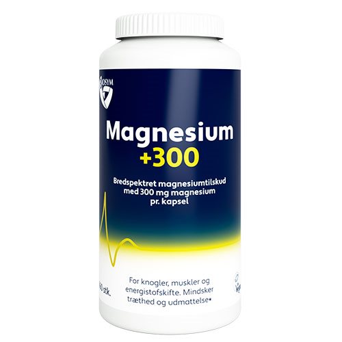 Magnesium +300, 160 kap., BioSym