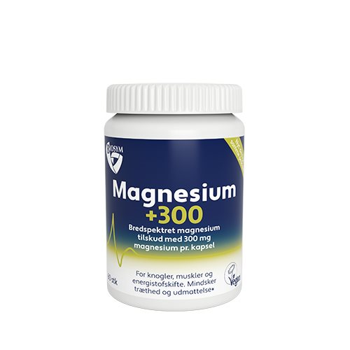 Magnesium +300, 60 kap., BioSym