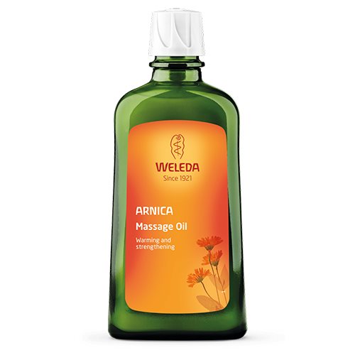 Massage olie m/arnica, 100ml., Weleda
