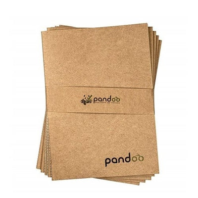 Notesbøger A5 i bambus, 5pk., Pandoo