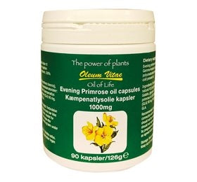 Kæmpenatlysolie 1000 mg, 90 kap.. Oil of Life
