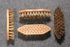 Skurebørste m/unions blanding 18 cm. Olieret bøgetræ, Bornholderbørsten