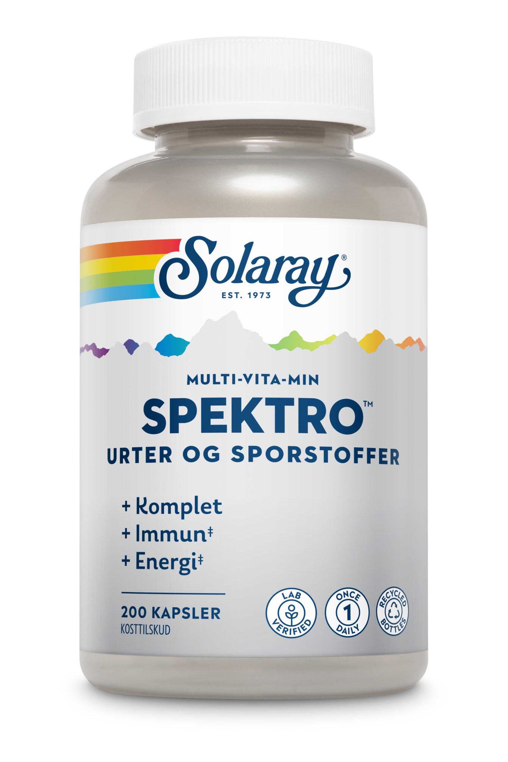 Spektro Multi-Vita-Min, 200 kap., Solaray