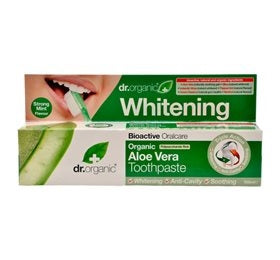 Tandpasta m/aloe vera & flour, Dr. Organic