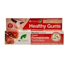 Tandpasta m/granatæble & flour, Dr. Organic