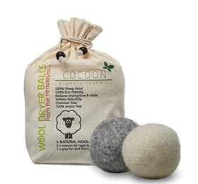 Uld tørrebolde 4-pak, Cocoon