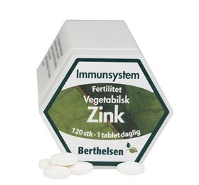 Zink, 120 stk, Berthelsen